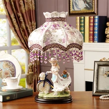 Современная настольная лампа для маленькой девочки на велосипеде для спальни Abajur Lampe De Chevet De Chambre Lampara Luminaria De Mesa Art Deco