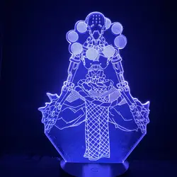 Игра Overwatch Zenyatta 3D свет визуальная Таблица лампа для декоративная лампа для спальной комнаты 7 цветов Изменение светодиодный ночник