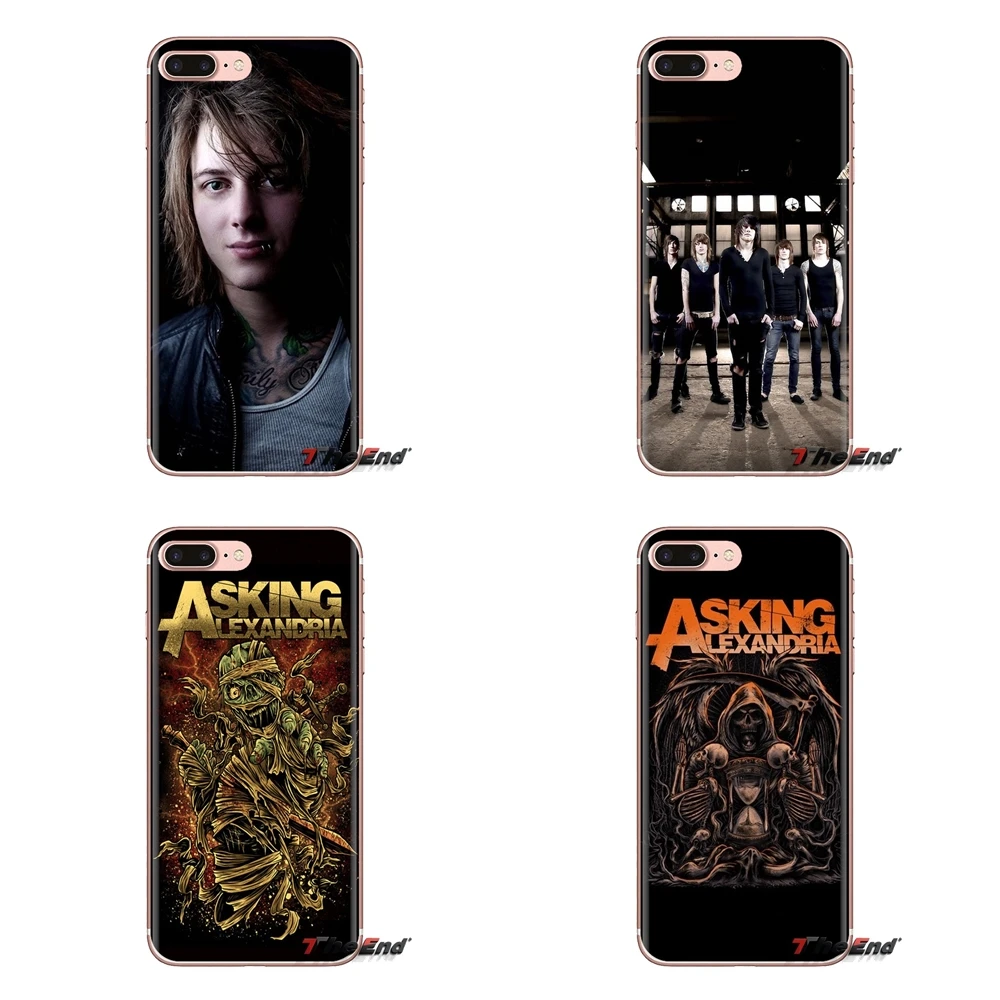 For HTC One U11 U12 X9 M7 M8 A9 M9 M10 E9 Plus Desire 630 530 626 628 816 820 830 Asking Alexandria The British Rock Soft Covers |