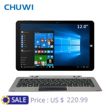CHUWI официальный! CHUWI Hi12 двойной OS Планшеты PC Windows10 Android 5.1 Intel Atom Z8350 4 ГБ Оперативная память 64 г Встроенная память 12 дюймов 2160×1440 IPS Экран