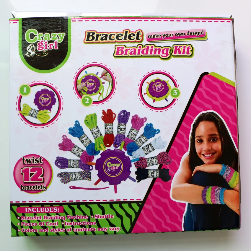 Us 9 46 8 Off Make Your Own Design Bracelet Braiding Kit Diy Twist 12 Bracelets Toys Rainbow Rope Weaving Machine Learn Toy Kids Gift In Beads Us 9 46 8 Off Make Your Own Design Bracelet Braiding Kit Diy Twist 12 Bracelets Toys Rainbow Rope Weaving Machine Learn Toy Kids Gift In Beads