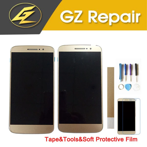 

5.5 Inch For Motorola Moto M XT1662 XT1663 LCD Display With Touch Sensor Glass Digiziter Assembly Black White Gold With Kits