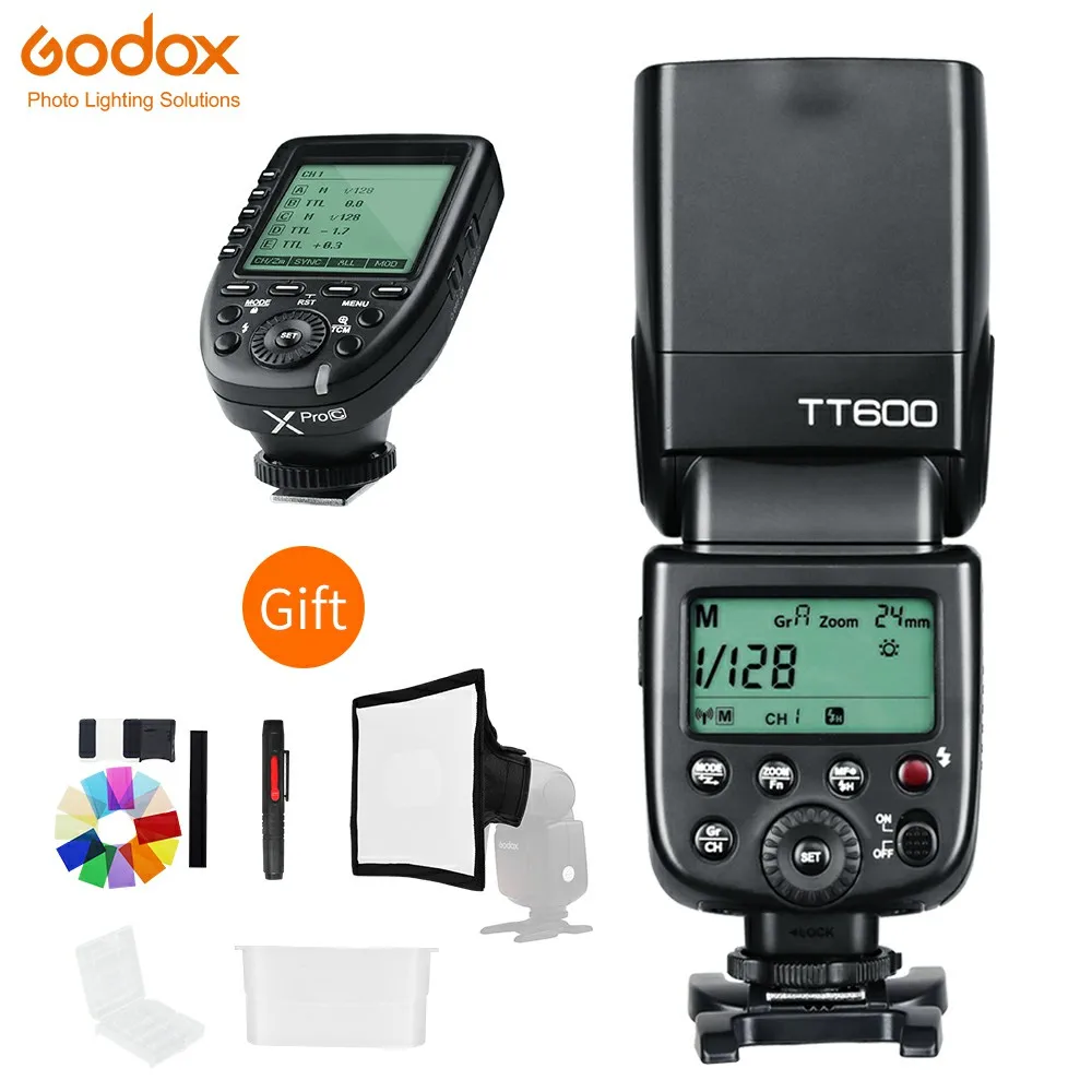 Godox TT600 2,4G Беспроводная GN60 Master/Slave камера Вспышка Speedlite с Xpro триггером для Canon Nikon sony Pentax Olympus Fuji - Цвет: for Canon