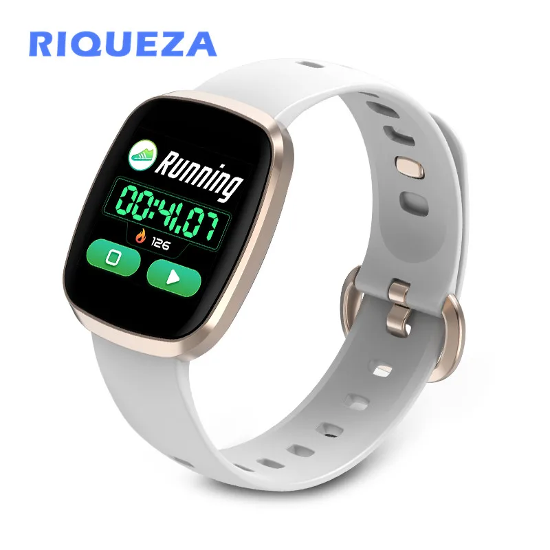 

RIQUEZA GT103 Fitness Tracker Watch Waterproof Bluetooth Smart Watch Heart Rate Monitor Music Control Smart Bracelet for Sport