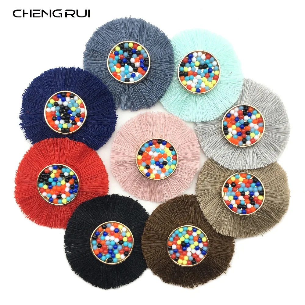 

CHENGRUI L167 5cm,fringe,cotton tassel,craft tassel,cotton tassel to decorate,fringe curtain,hand made,household items,2pcs/bag