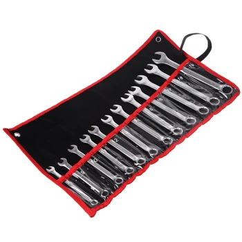 

12Pcs/set 8-19mm Dual Use Stubby Ratchet Wrench Quick Spanner Repair Hand Tool