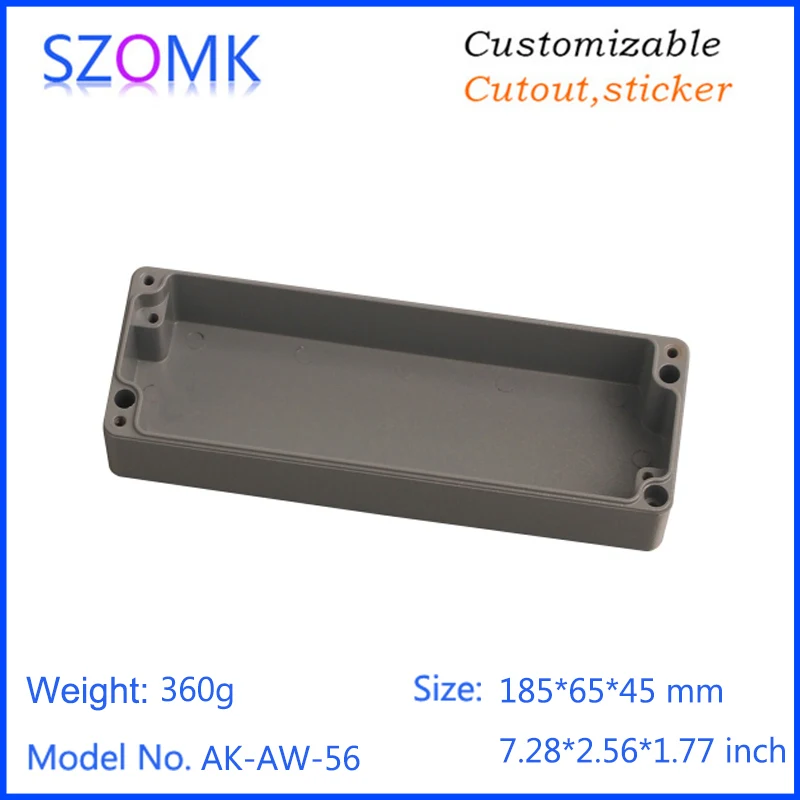 szomk IP66 die cast aluminum waterproof enclosure for electronics aluminum case waterproof equipment junction box  (8)