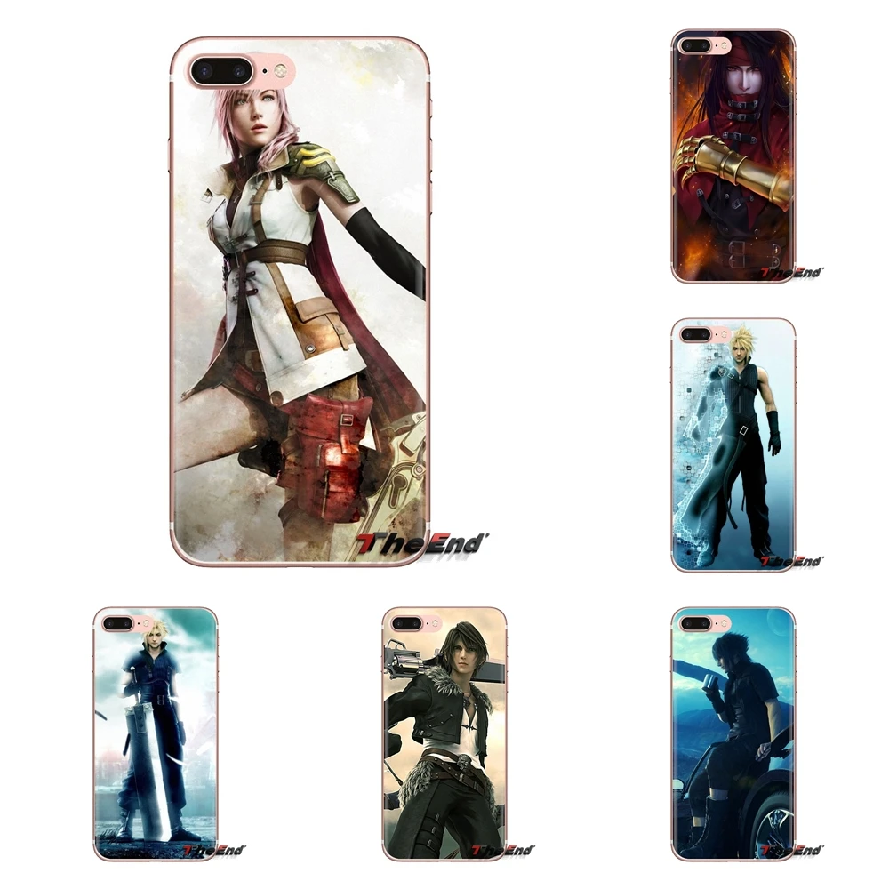 For LG Spirit Motorola Moto X4 E4 E5 G5 G5S G6 Z Z2 Z3 G2 G3 C Play Plus Mini Game Final Fantasy IX Advent Transparent Soft Case |