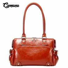Luxury Handbags Women Bags Designer Chic Boston Genuine Leather Handbags Women Big Tote Bag Vintage Oil Wax Leather Shoulder Bag Luxury Handbags Women Bags Designer Chic Boston Genuine Leather Handbags Women Big Tote Bag Vintage Oil Wax Leather Shoulder Bag