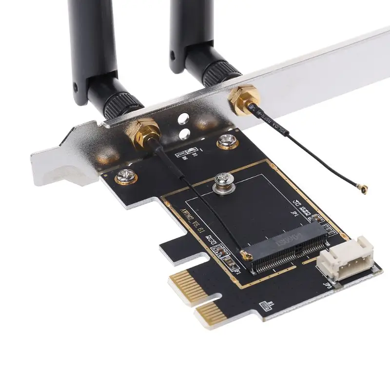 NoEnName_Null M.2 NGFF на конвертер PCI-E настольной Беспроводной Wi-Fi и bluetooth-адаптер сетевая карта плата адаптера