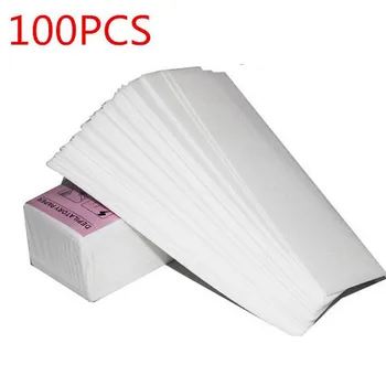 

100Pcs Wax Strips Cloth Accessories Nonwoven Depilatory Nonwoven Epilator Wax Strip Paper Roll Waxing Health Beauty Smooth Legs