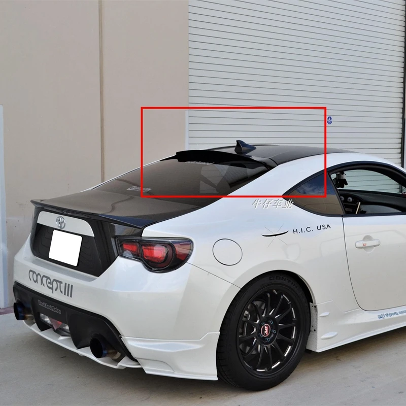 for Subaru BRZ Toyota 86 GT86 2012 2016 ABS plastic spoiler sun visorin Spoilers & Wings from