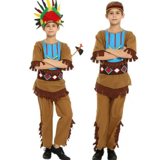 Костюм аборигена, индийский платье принцессы на Хэллоуин, фестиваль, косплей, вечерние костюмы для выступлений, Необычные платья для людей