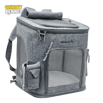 

CAWAYI KENNEL Oxford Pet Backpack Dog Outing Bag Carrying Bags for Dogs Cats Travel Carries Bag mochila para perro honden tassen