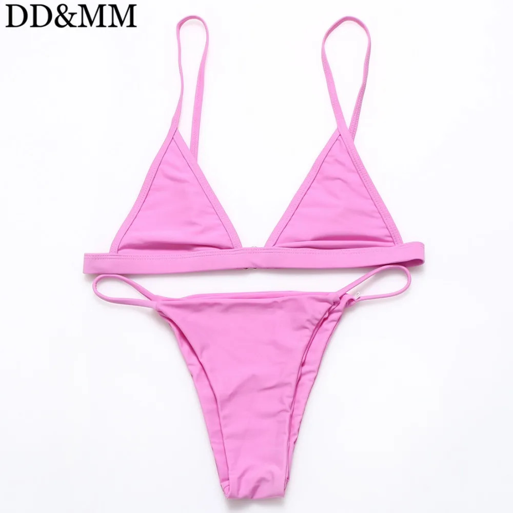 Ddandmm Sexy Micro Bikini Set 2018 New Women Swimwear Vogue Swimsuit 