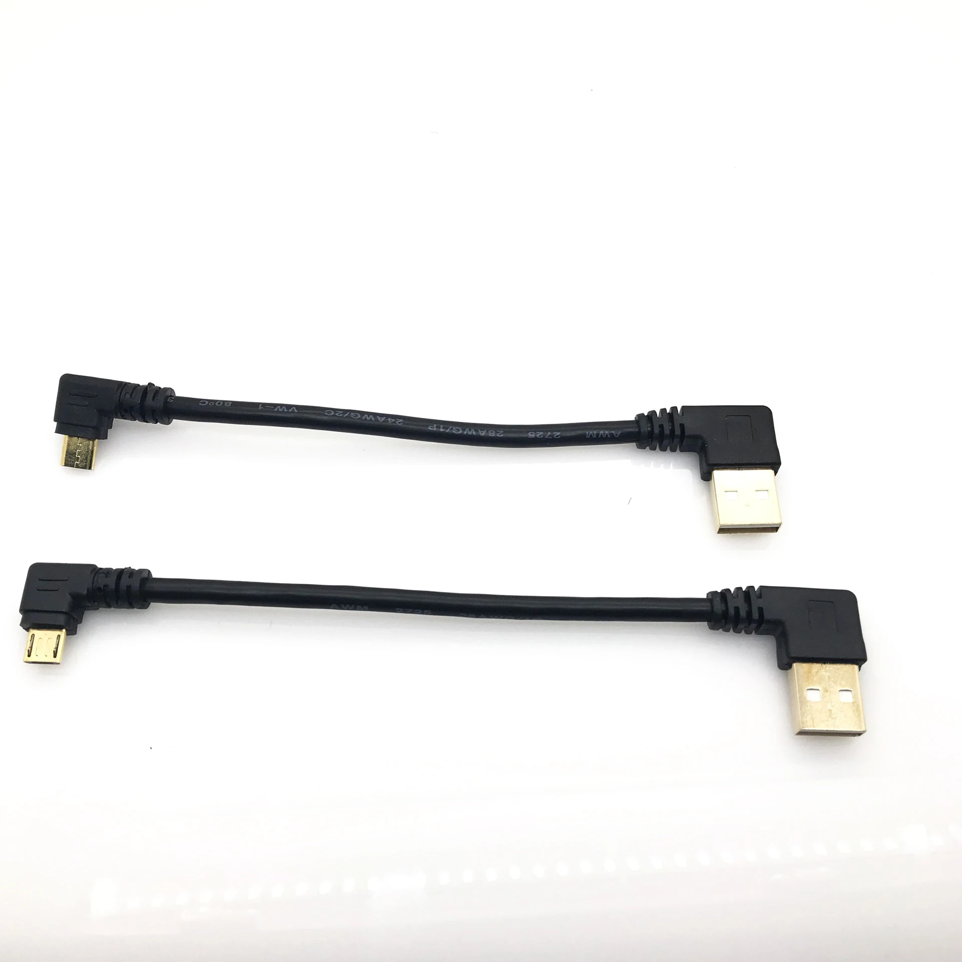 15CM 90 Degree USB 2.0 to Micro USB B Male Cable Data Sync and Charge Extender Lead usb extension cable,usb charging cable,usb extension adapter,usb micro b cable
