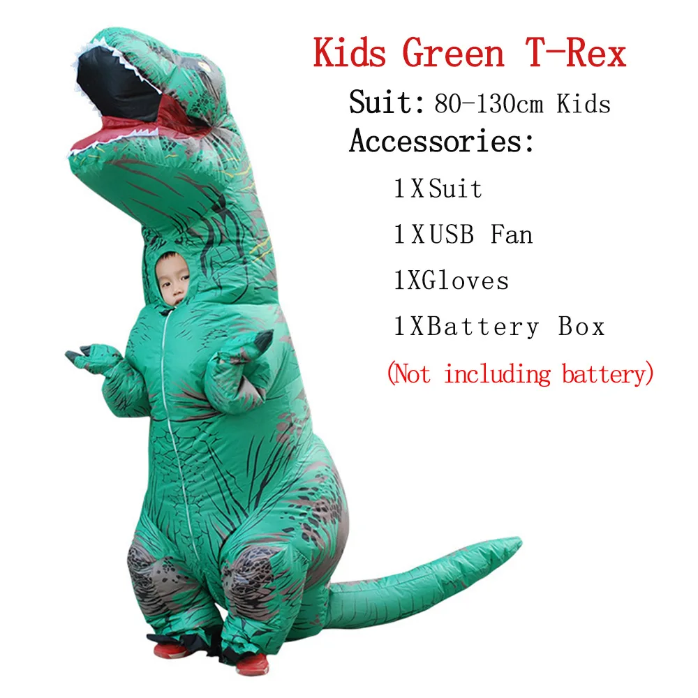 plus size cosplay T-REX Inflatable Children's Clothing  Jurassic Tyrannosaurus Rex Thanksgiving Christma Dinosaur Anime Cosplay Party Show winifred sanderson costume Cosplay Costumes