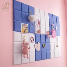 3pcs Candy Color Felt Letter Board Message Board Home Office Decor Photo Display Board Wall Decoration Business Card Display elevator display board km853300g13 853303h03