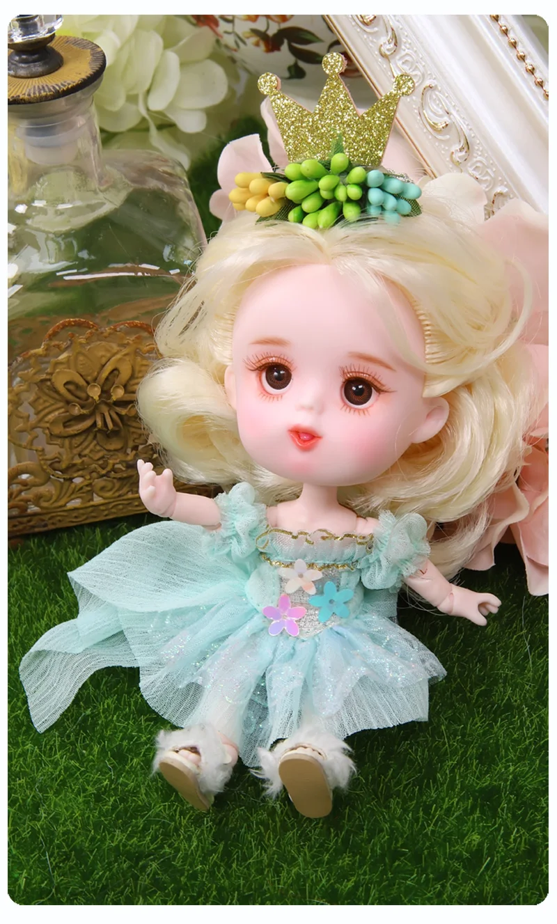 Мечта фея 1/12 BJD кукла DODO кукла 14 см мини кукла 26 шарнир тело милый детский подарок игрушка Ангел Кукла-сюрприз, ob11