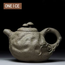 Заварочный чайник Исин, подлинный заварник для весны, ручной работы, мастерами шахты, грязевые изделия, 280 мл, посуда для напитков