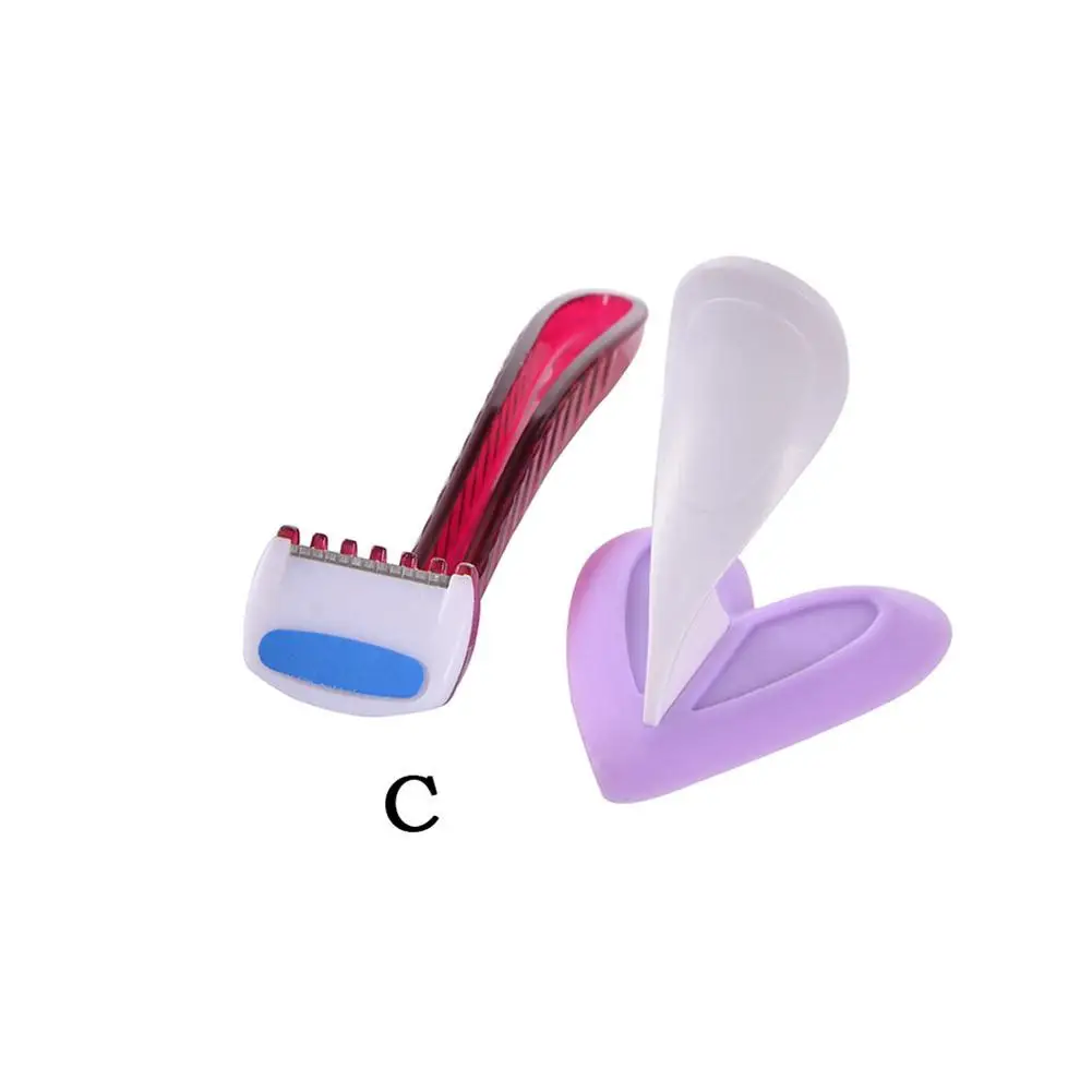 1 компл., женское бикини, предназначенное для бритья, шаблон для бритья, сексуальная Женская бритва для лобковых волос, интимный инструмент для формирования формы - Цвет: heart type