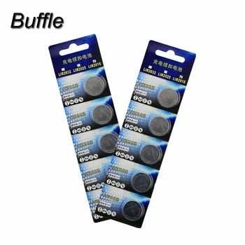 

10pcs/2pack LIR2016 3.6V 15mAh Rechargeable Li-ion Lithium Button Cell Batteries Replace CR2016 Primary Battery