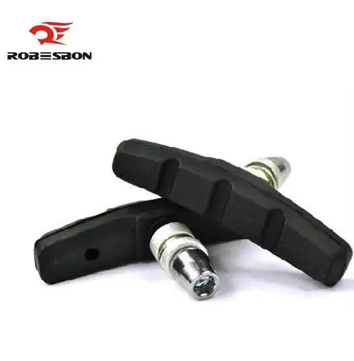 

ROBESBON 1 Pair Mountain Road Bicycle Cycling Bike Braking V-Brake Brake Holder Shoes Rubber Pads Blocks Durable Parts