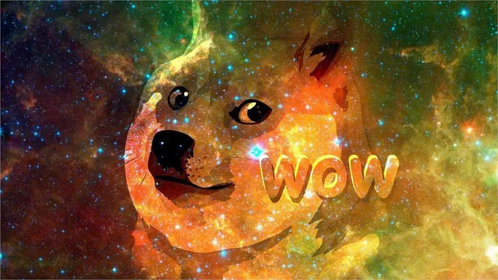 

Living room home wall decoration fabric poster dogs doge wow