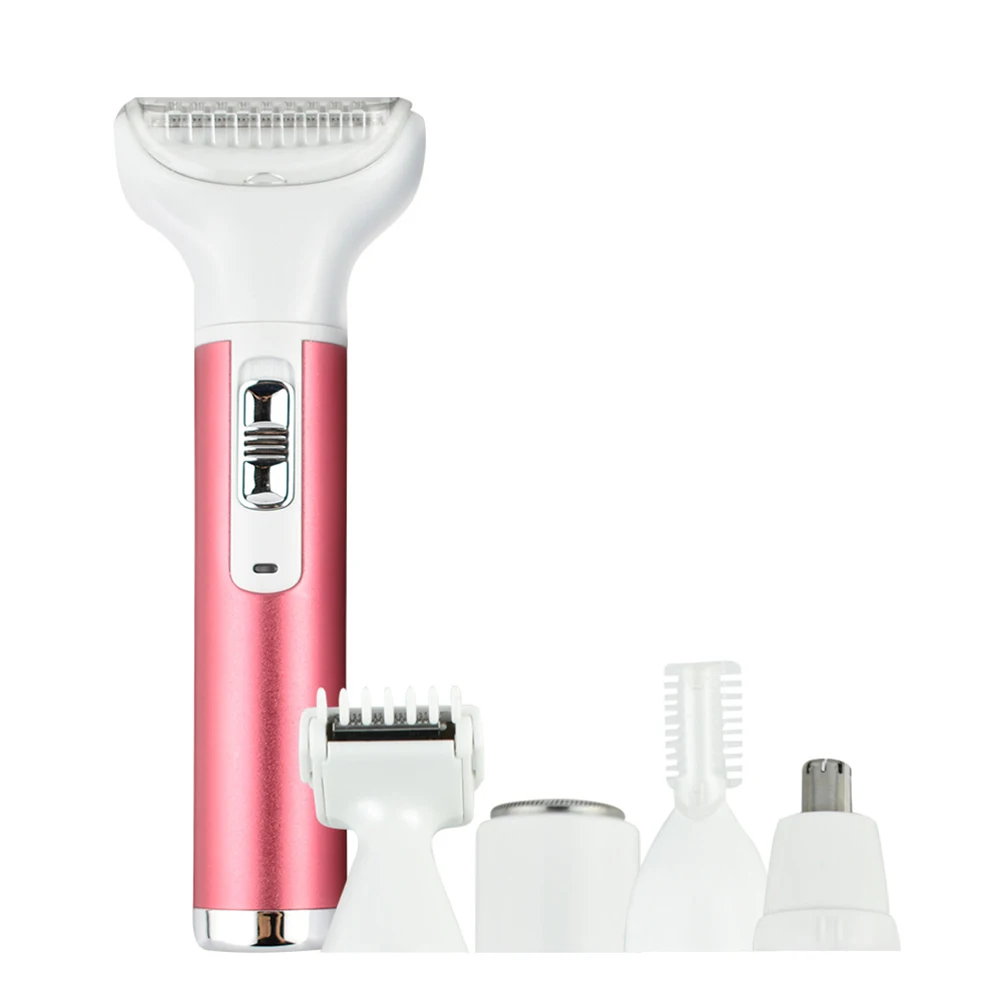 

1Pc Facial Trimmer Functional Electric Cordless Precision Double Head Eyebrow Trimmer Hair Razor for Eyebrow Face Armpit Legs