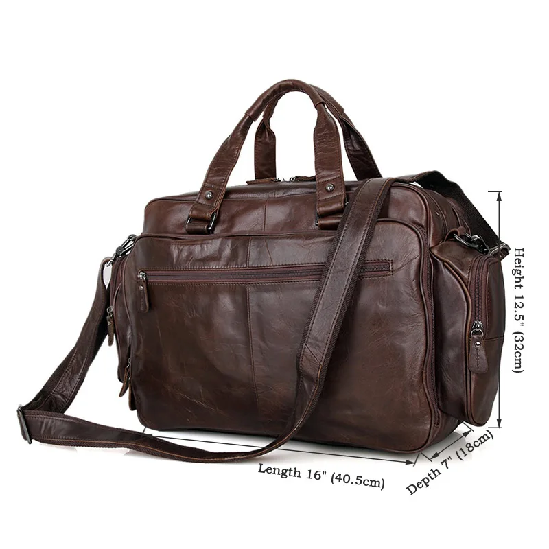 Taschen Handtaschen Büro Leder 16 Brown Laptop 7150q Aktentaschen Bag Zoll Männer Aktentasche Vollnarben Für Echtem Umhängetasche wXYYRI