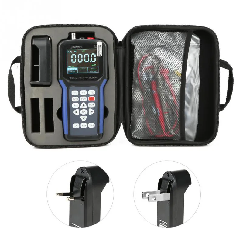 

Jinhan JDS2012S 4000 Counts Digital Multimeter 25MHz 200MSa/s Handheld Digital Oscilloscope