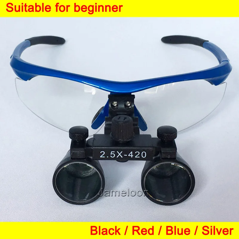 Cirurgia de Vidro Uso de Operação Magnificar Binocular Antifog Médica Odontologia Médico Lupa Dental Anti-nevoeiro Cirúrgica 2.5x