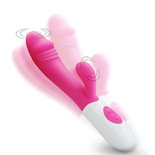 G Spot Dildo Rabbit Vibrator for Women Dual Vibration Silicone Waterproof Female Vagina Clitoris Massager Sex Toys For Women