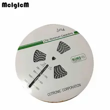 MCIGICM 1000 قطعة 47 فائق التوهج 50V 6.3 مللي متر * 7.7 مللي متر SMD مُكثَّف كهربائيًا