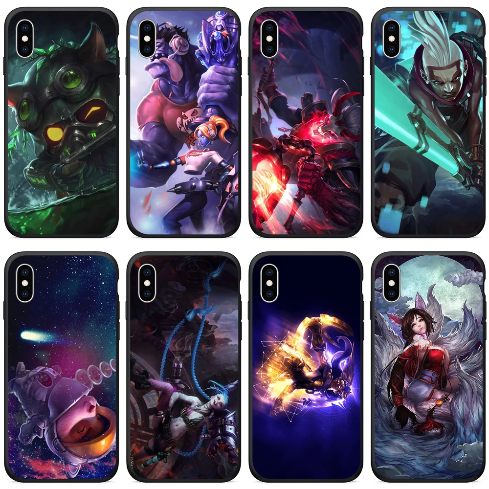 Чехол для телефона из ТПУ iPhone xr чехол League of Legends Teemo Ezreal 5 5S se 6 6s Plus 7 8 x xs max |