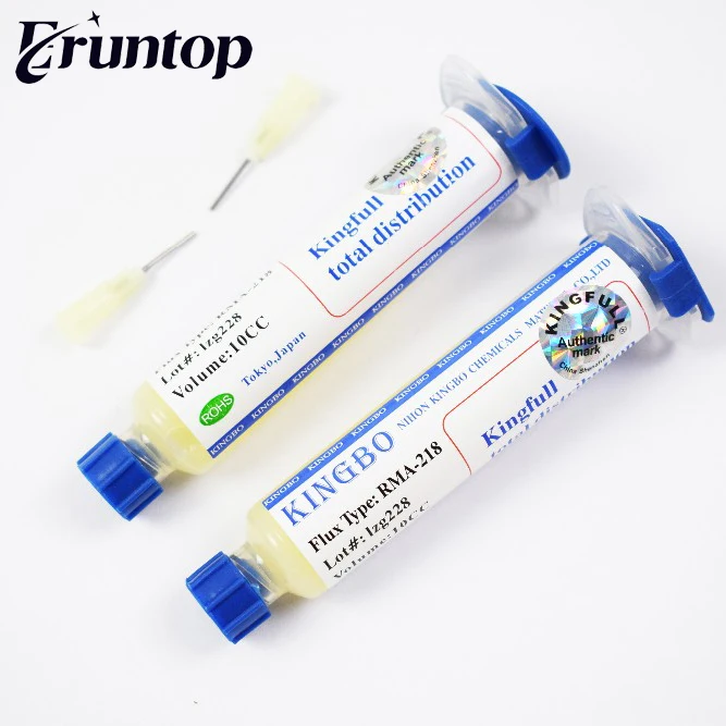 

2PCS KINGBO RMA-218 10cc Solder Flux No-clean with free needle