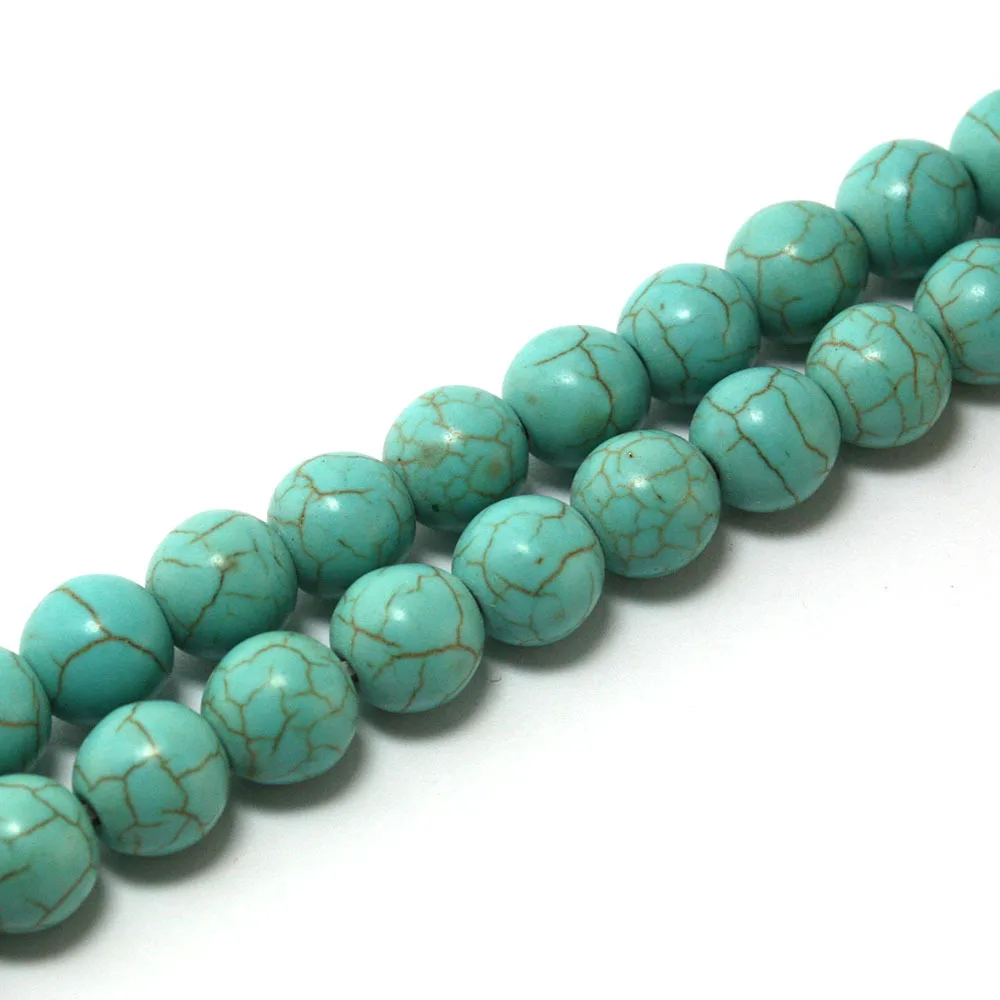 

Top Selling 10mm Round Beads Synthetise Dyed 15'' DIY Bracelet Necklace Jewelry Making BTB180-44