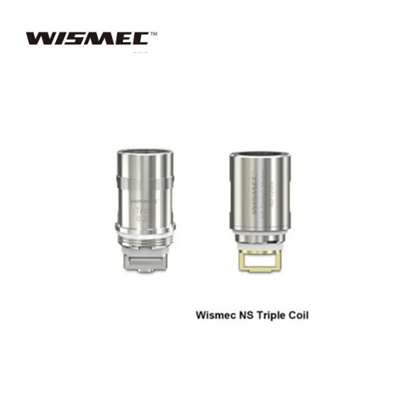 Оригинальная катушка WISMEC для атомайзера 50 шт. 0 25 Ом NS тройная головка 228 Вт