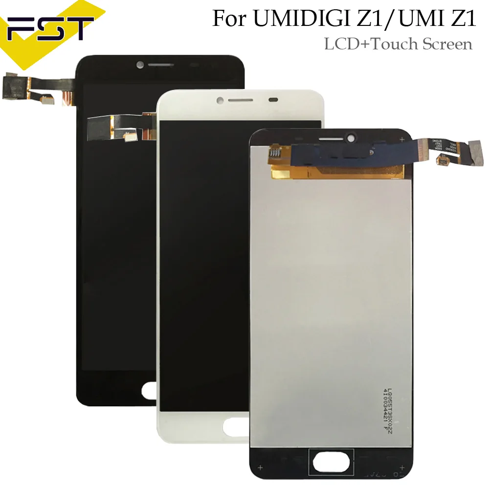 

Black/White For Umidigi Z1 / UMI Z1 LCD Display+Touch Screen 100% Tested LCD Digitizer Glass Panel Replacement +tools+adhesive