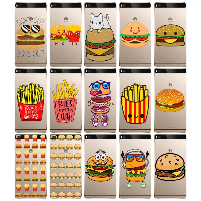 coque huawei p8 lite 2017 hamburger