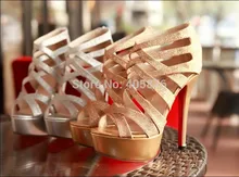Hot Sell 2014 Women Pumps Fashion Thin Heels High Heels Gold And Silver Summer Woman shoes Free Shipping