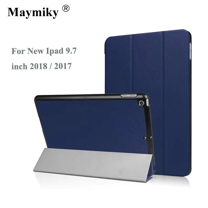 Чехол для Apple Новый iPad 9,7 2017 2018 спальный Wakup Ultral Тонкий Кожаный Чехол + пленка ручка