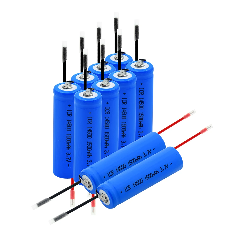 6/8/10 штук ICR 14500 1500 mAh Li-Ion литиевые батареи для факел воздушная модель дистанционного Управление светодиодный свет вентилятор мини 14500 ячеек