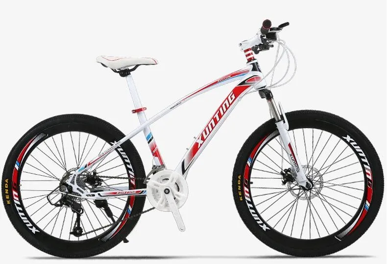 Cheap New Style 26 Inch 21 Speed  Transmission Disc Cutter Ring Beam 40 Off-road Racing One Round Mountain Bike 1