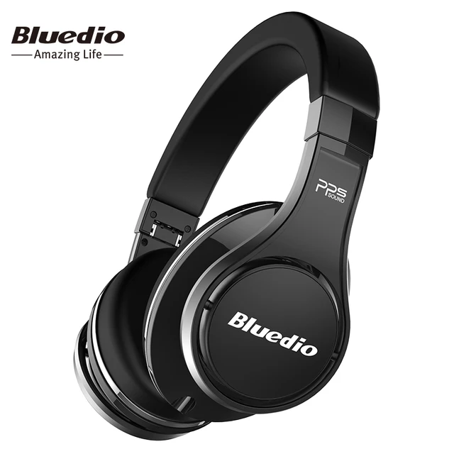 Bluedio U (UFO) Bluetooth наушнии и Высококлассические Подлинные Запатентованные наушники 8 Драйверов и 3D Звука и Алюминиевого сплва а также HiFi накладные Наушники с микрофоном