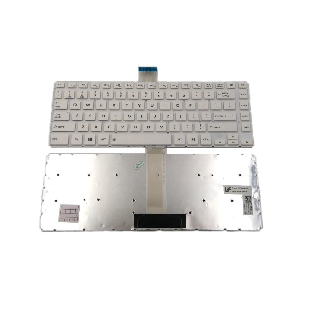 Новая клавиатура для ноутбука Toshiba Satellite E45DW-C E45DW-C4210 E45W-C E45W-C4200 белая без подсветки