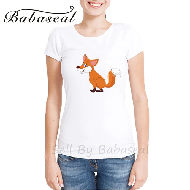 Babaseal Cute Fox Cartoonsummer Oversized T Shirt Dinosaur Alien Vintage Tee Bts Sexy Top Babaseal Cute Fox Cartoonsummer Oversized T Shirt Dinosaur Alien Vintage Tee Bts Sexy Top
