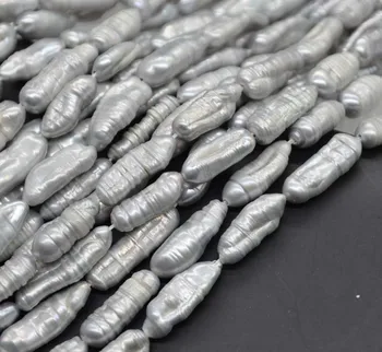 

wholesale 5 strands branch shape gray freshwater pearl lots A015