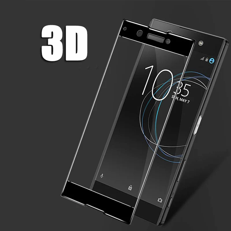 3D изогнутое закаленное стекло для sony Xperia XA XA1 ультра Полное покрытие экрана Защитное стекло для sony XA2 Plus защитная пленка на x a 1