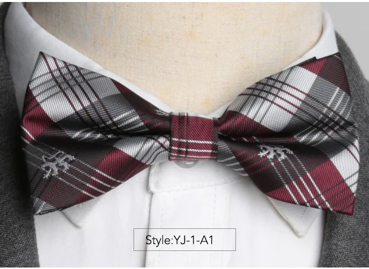 Мужской галстук-бабочка, модный галстук, мужская рубашка, аксессуары, подарочные галстуки для мужчин, галстук-бабочка, формальная одежда, свадебные галстуки, Corbatas Para Hombre - Цвет: YJ-1-A1
